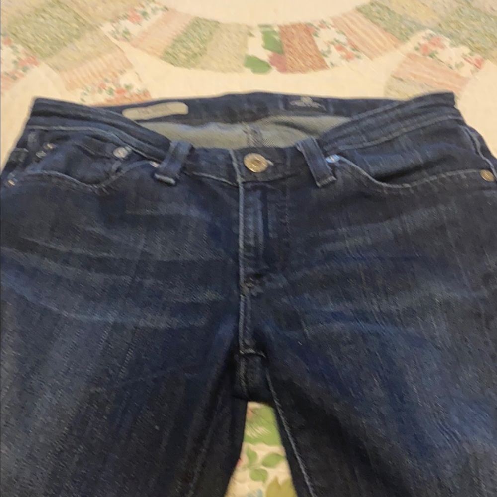 size 26 AG jeans dark rinse in perfect condition